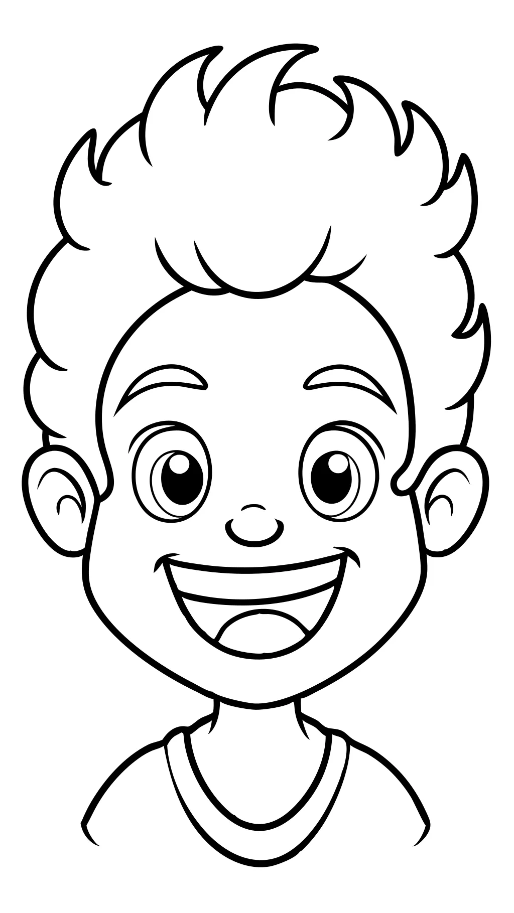 coloriage de visage imprimable